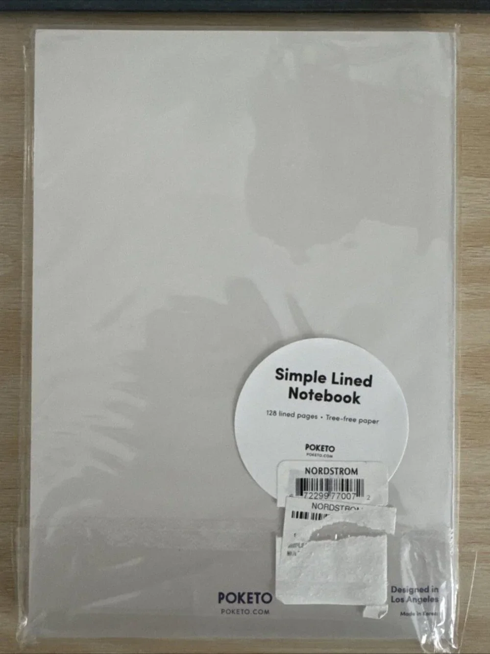 Poketo Simple Lined Notebook Pear Writing Journal 5.75x8.5